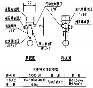 容器阀 