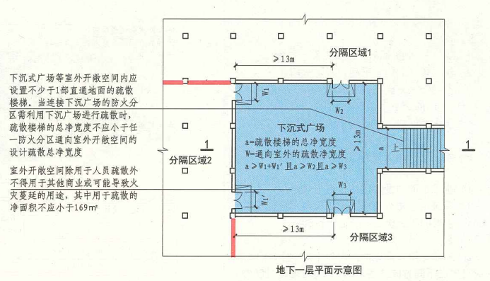 6. 4. 12  图示  地下一层平面示意图