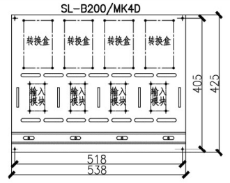 转换盒箱内部布置图